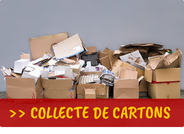 collecte de cartons